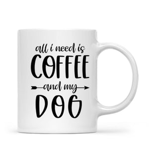 Girl & Dogs - Dog coffee and dog Personalised Mug