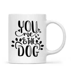 Couple & Dogs -You me and the dog Personalised Mug