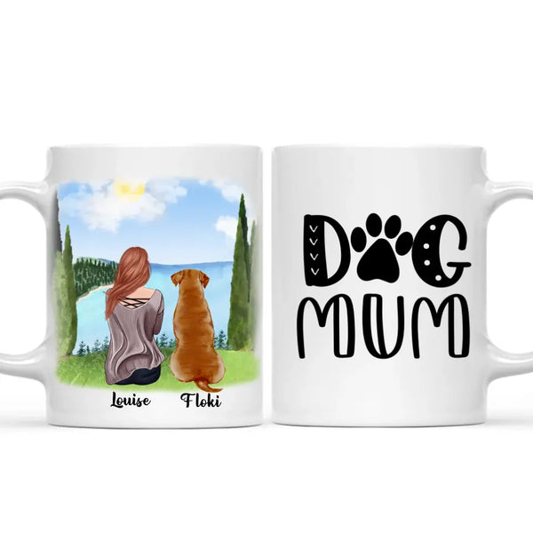 Load image into Gallery viewer, Female &amp; Dogs - Personalised Dog Mug
