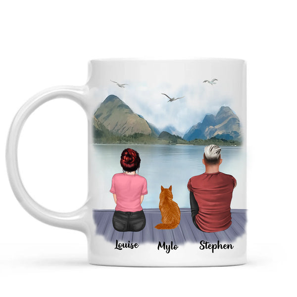 Load image into Gallery viewer, Couples with Pets Mug
