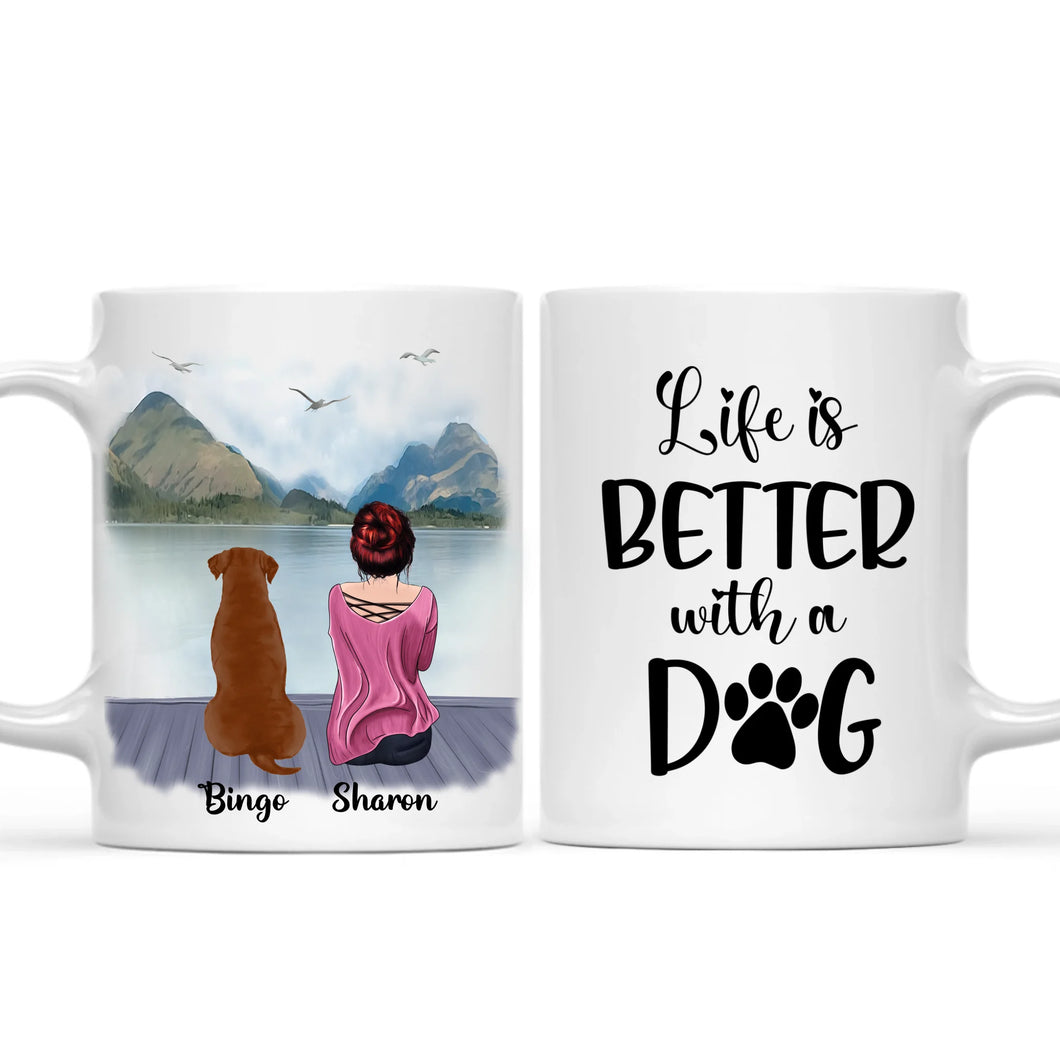 Person and Dog Mug - Personalised Mug