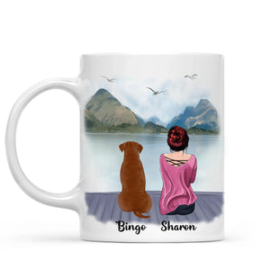 Person and Dog Mug - Personalised Mug
