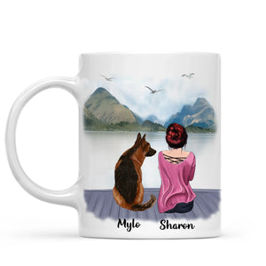 Person and Pets Mug -  Personalised Mug