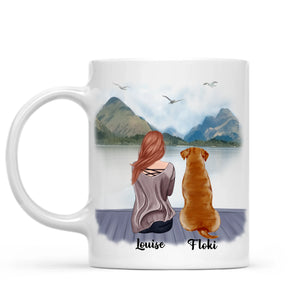 Best dog mum ever Mug - change dogs, outfits, message & more