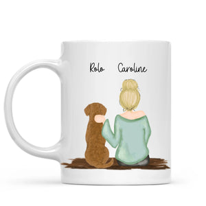 Girl and Dog Mug ver2