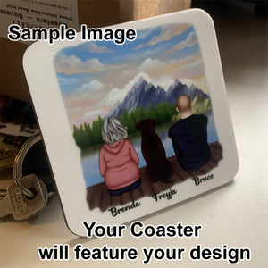 Coaster featuring the exact same image as your mug - ADD ON SPECIAL OFFER